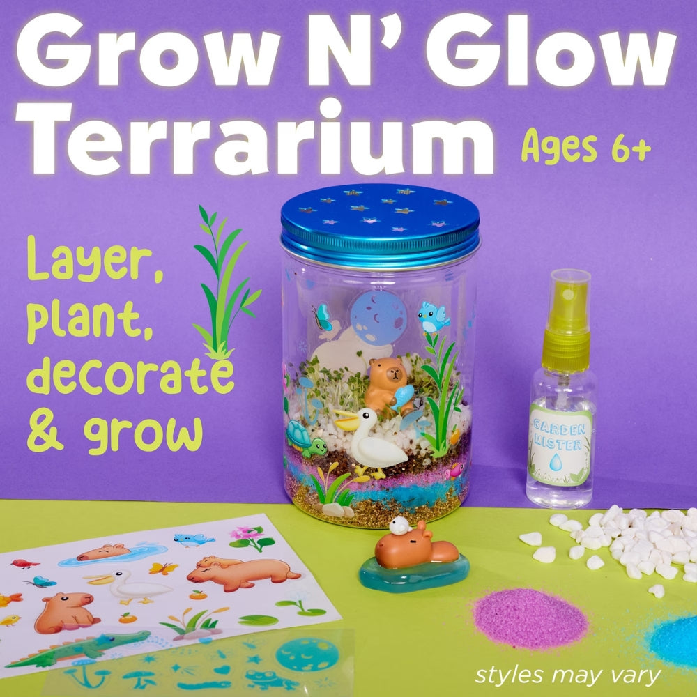 Creativity For Kids Grow'n Glow Terrarium Contents 6+