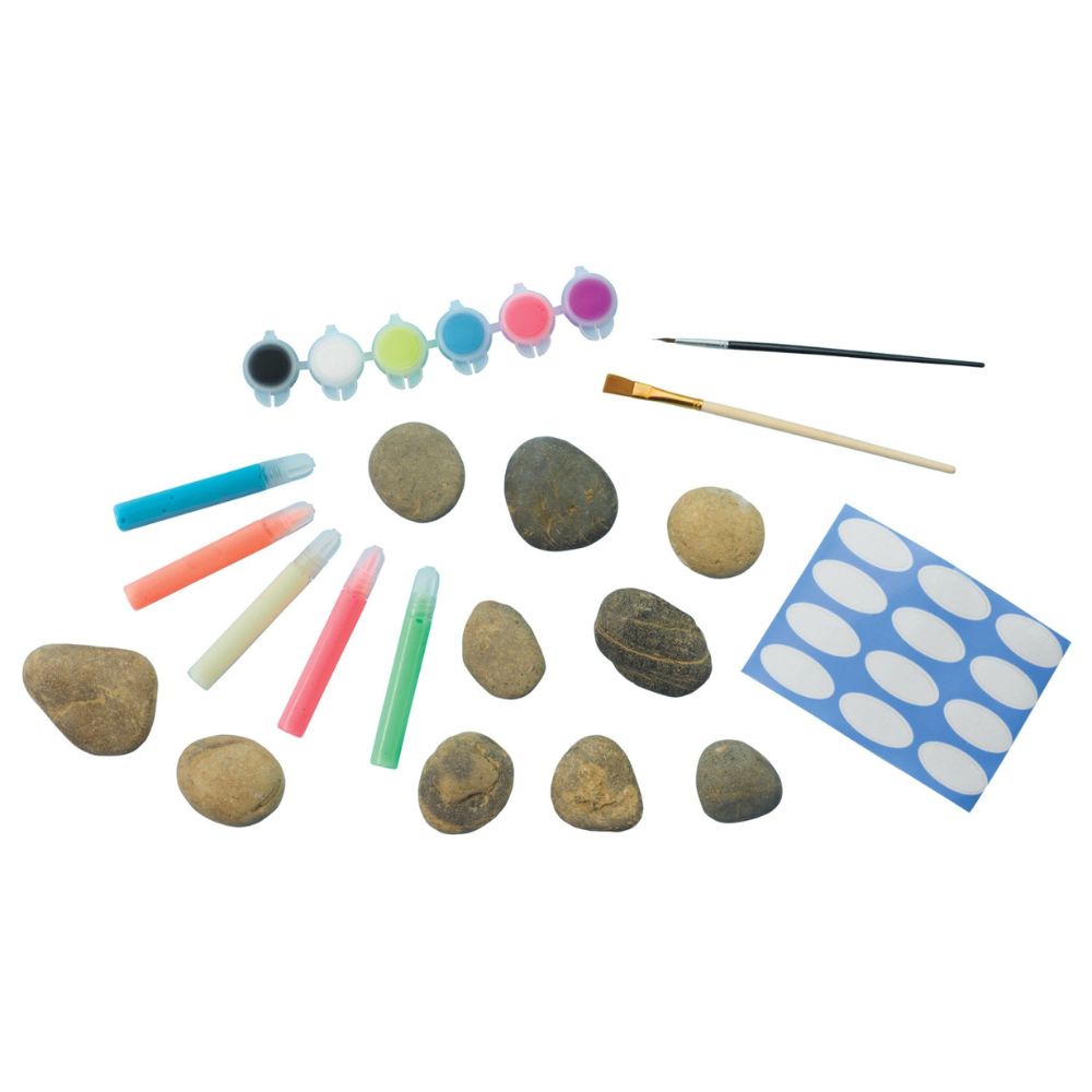 Creativity For Kids Glow In The Dark Rock Painting Kit 6+