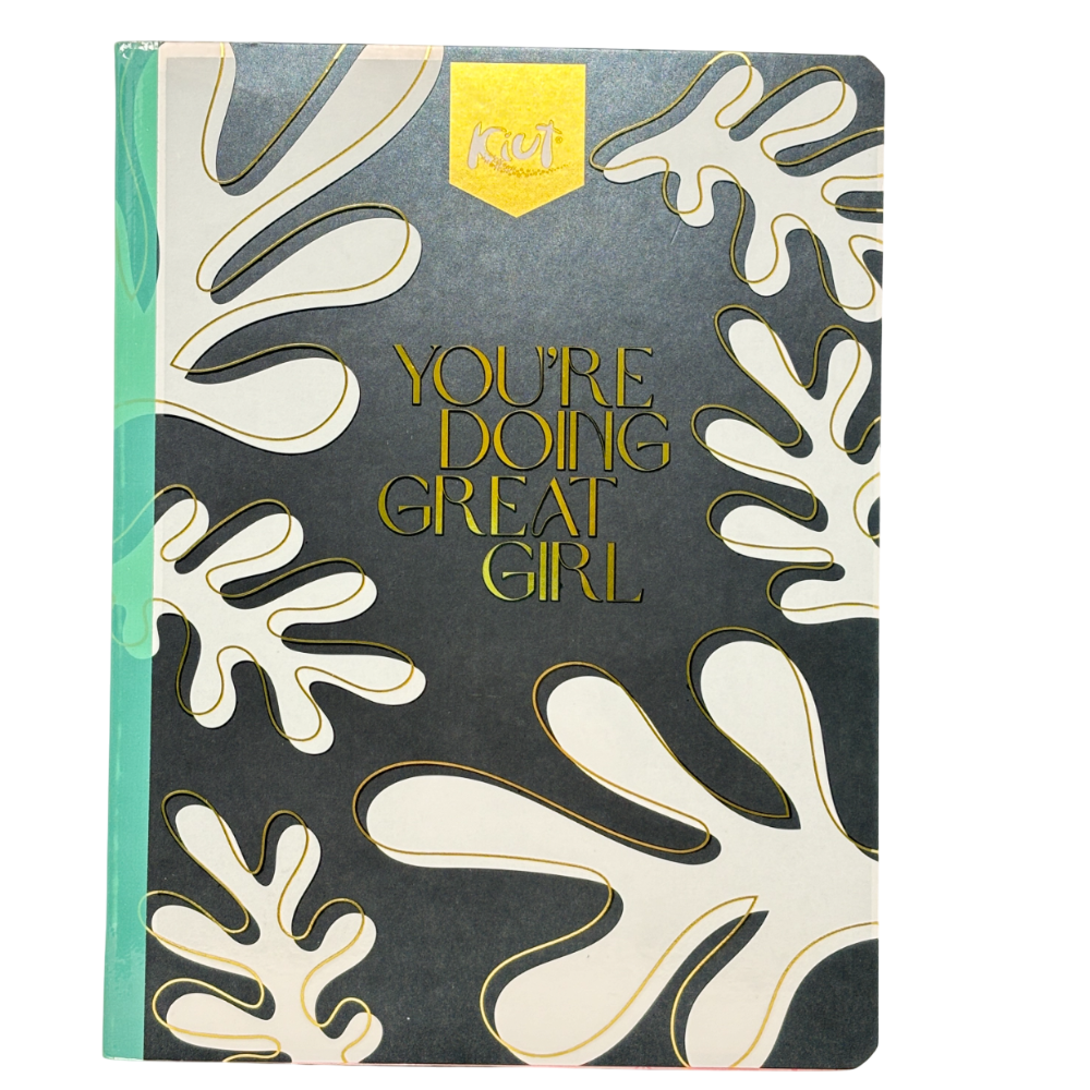 Kiut Cuaderno Cuadriculada 100 Hojas Con Sitckers Diseños Surtidos