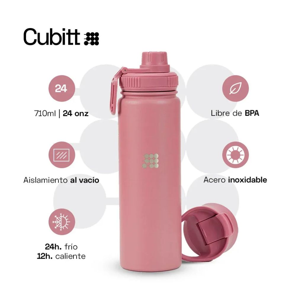 Cubitt Termo Hydro Bottle Dusty Coral