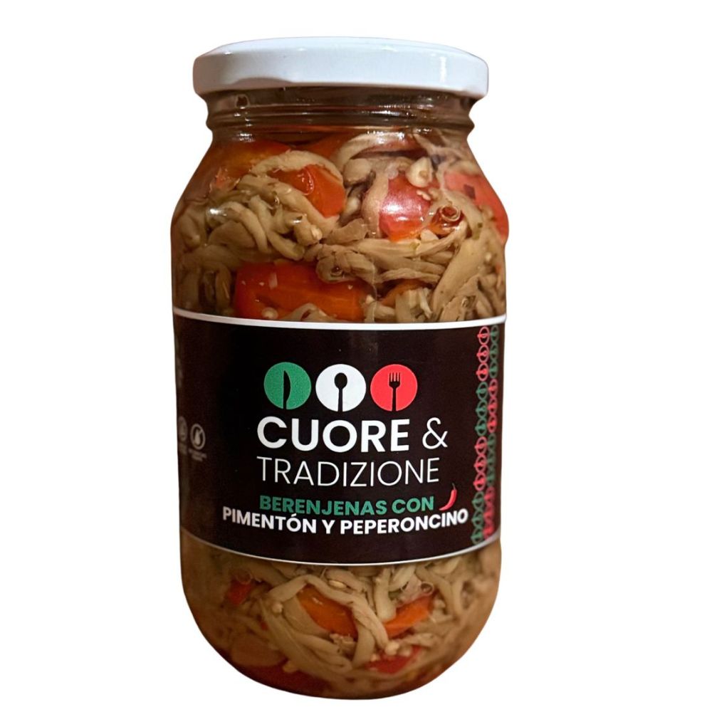 Cuore & Tradizione Berenjenas con Pimentón y Peperoncino 500gr