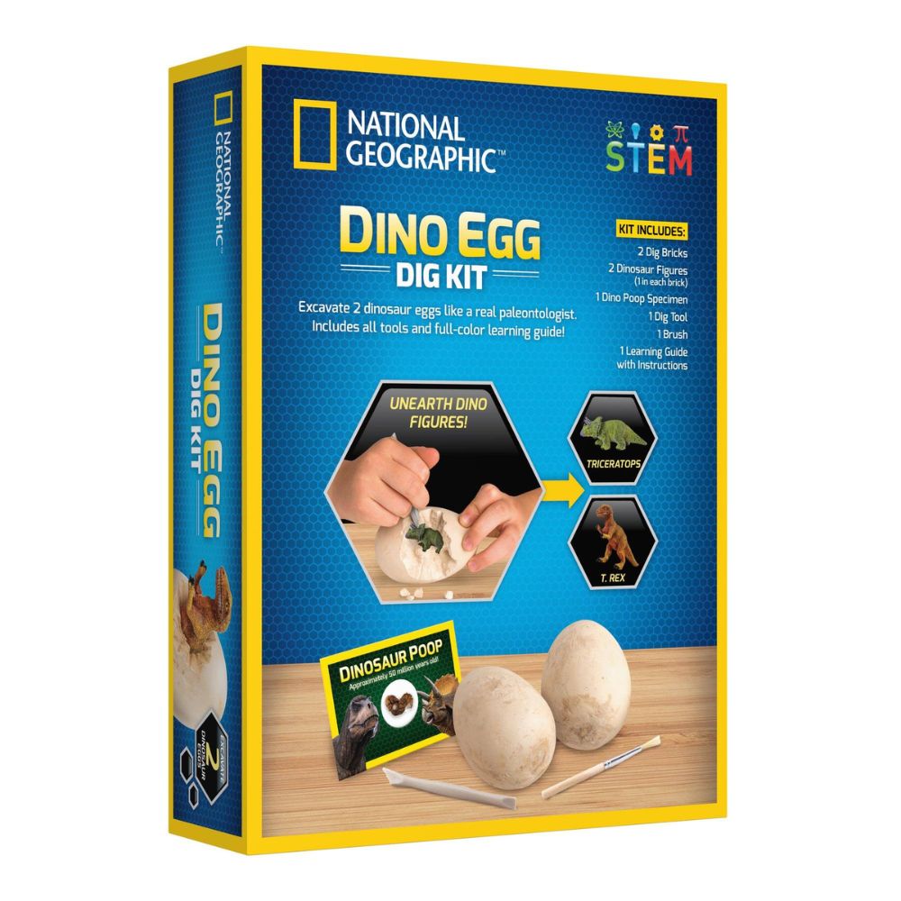 National Geographic Dino Egg Dig Kit 8+