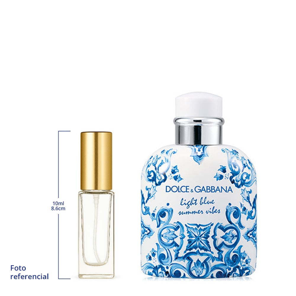 Dolce & Gabbana Light Blue Summer Vibes Decant Travel Size Eau De Toilette For Men