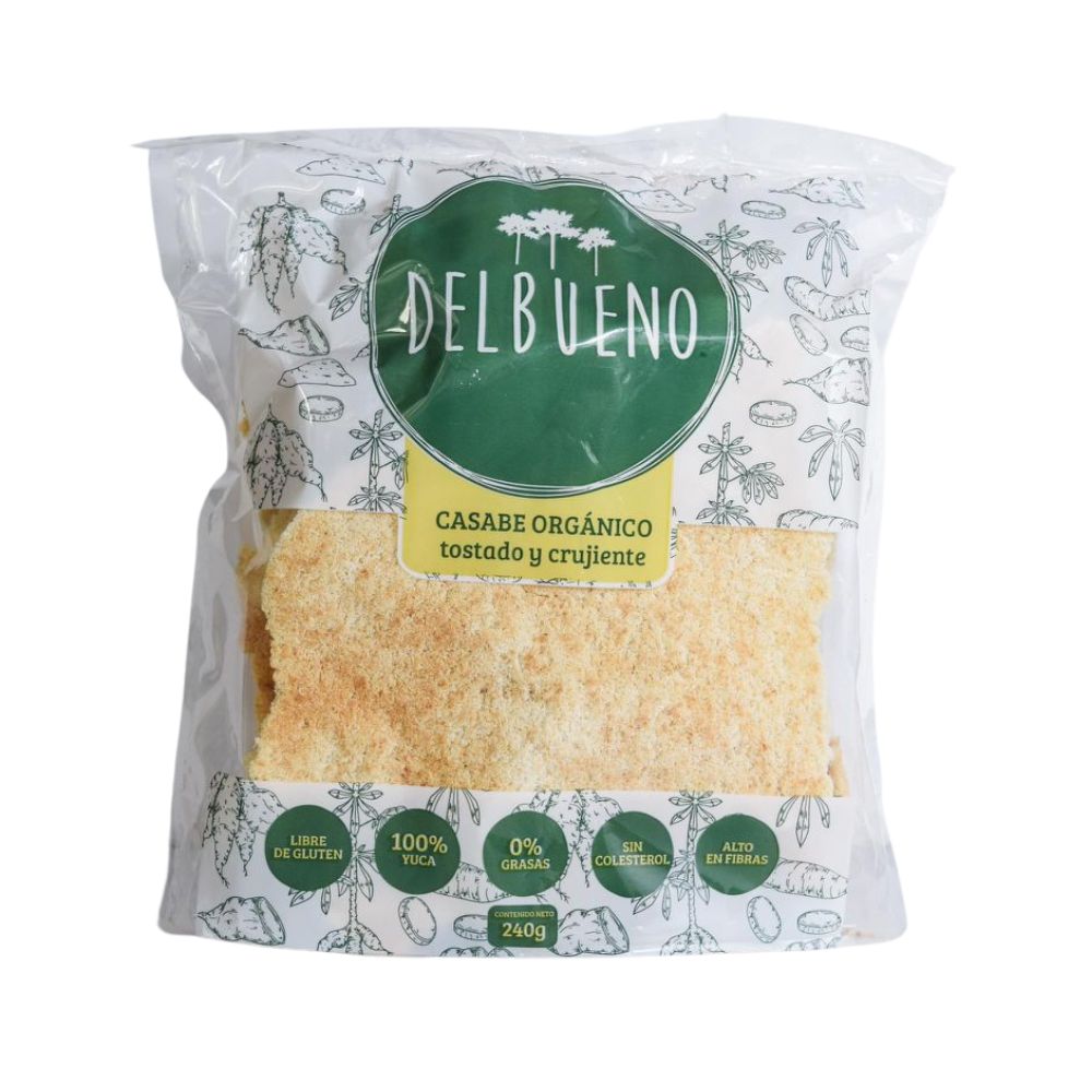 Del Bueno Casabe En Trozos 240 gr