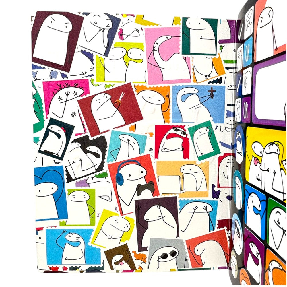 Norma Cuaderno Memes Doble Linea 100 Hojas Con Stickers Diseños Surtidos