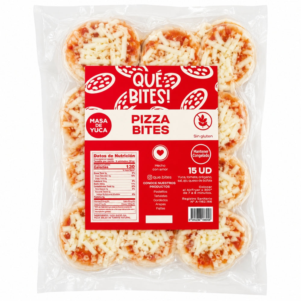 Que Bites Pizza Bites 15 Und