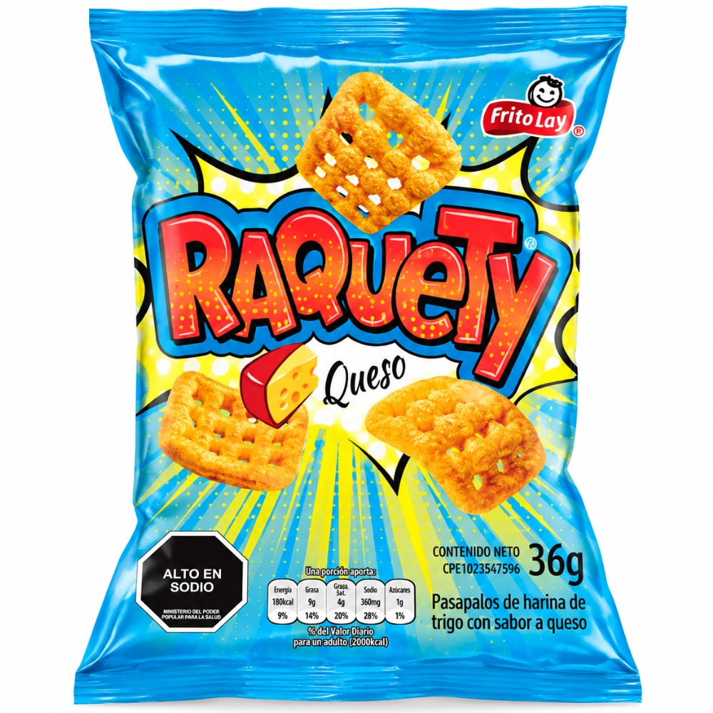 Raquety Sabor a Queso 36gr