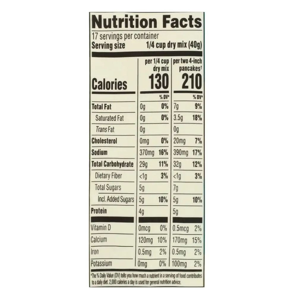 365 Whole Foods Market Organic Buttermilk Pancake & Waffle Mix 680g