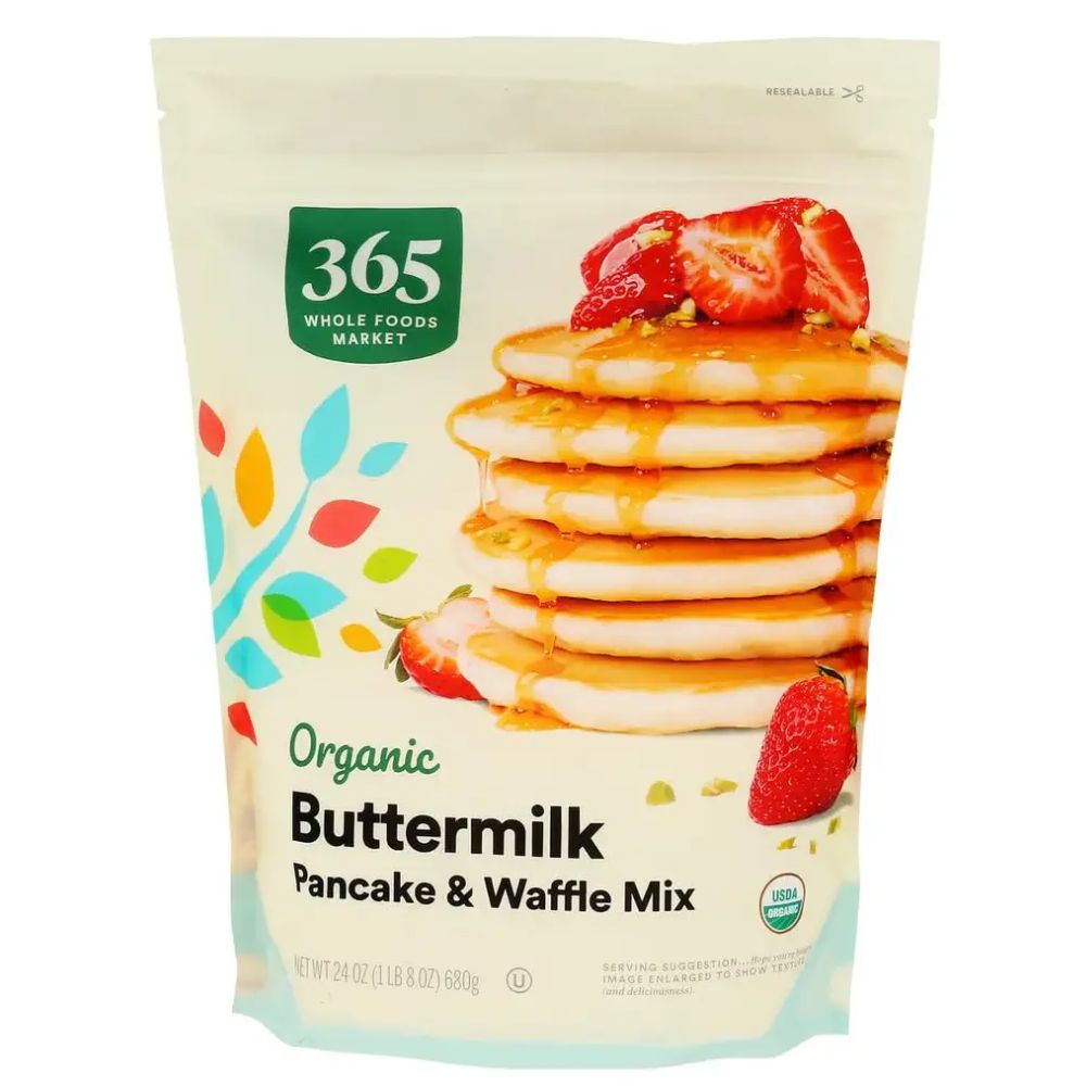 365 Whole Foods Market Organic Buttermilk Pancake & Waffle Mix 680g
