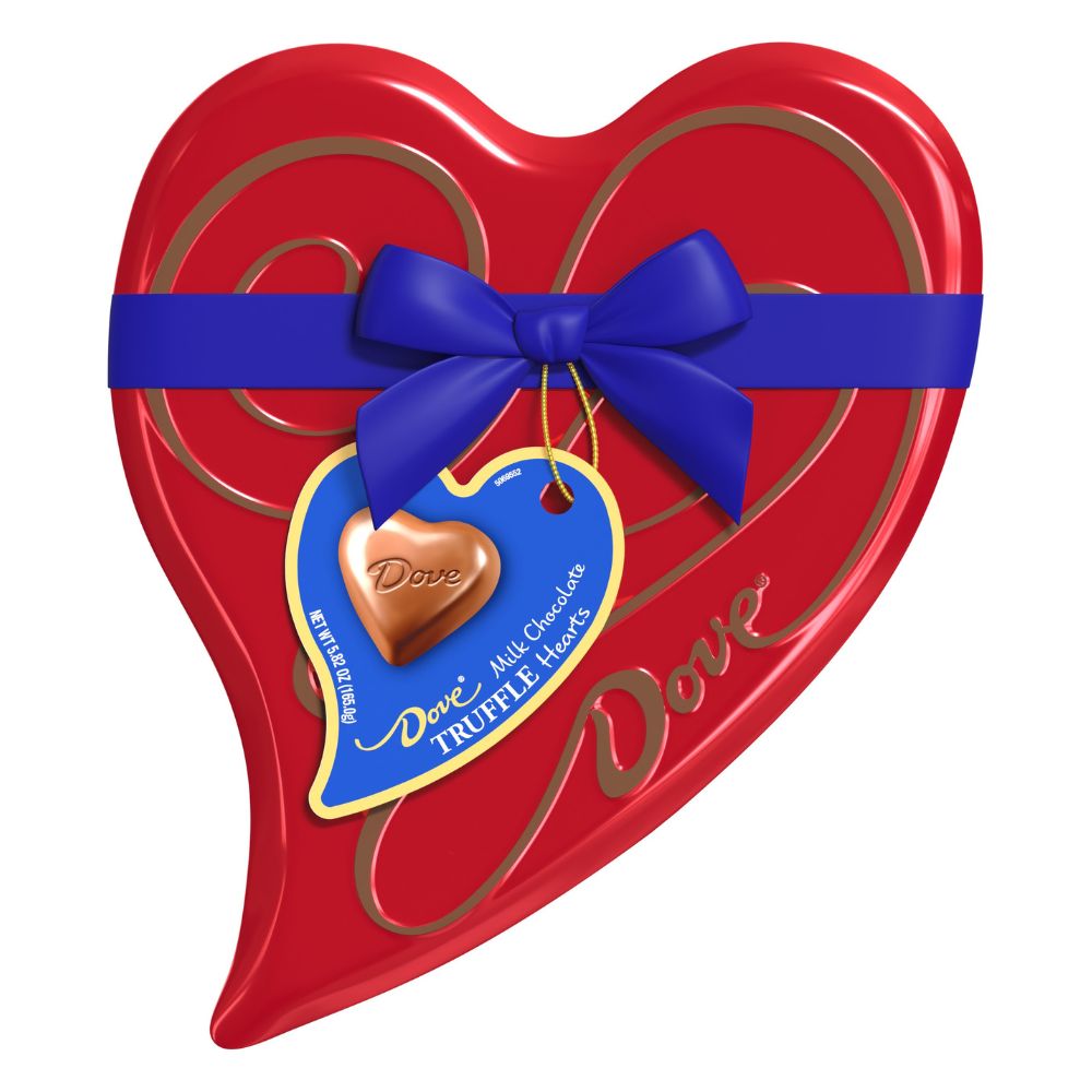 Dove Milk Chocolate Truffle Hearts  17 Bombones 165gr
