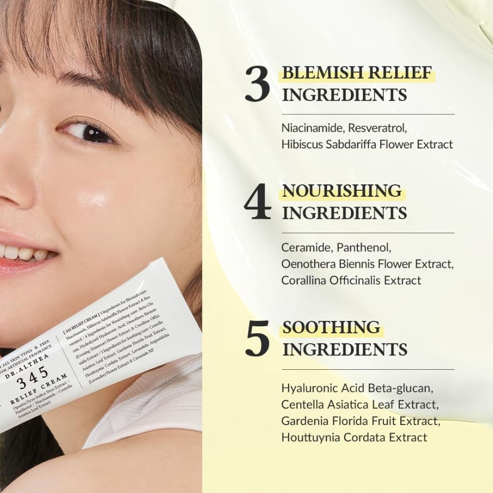 Dr. Althea 345 Crema Hidratante Facial Relief 50ml