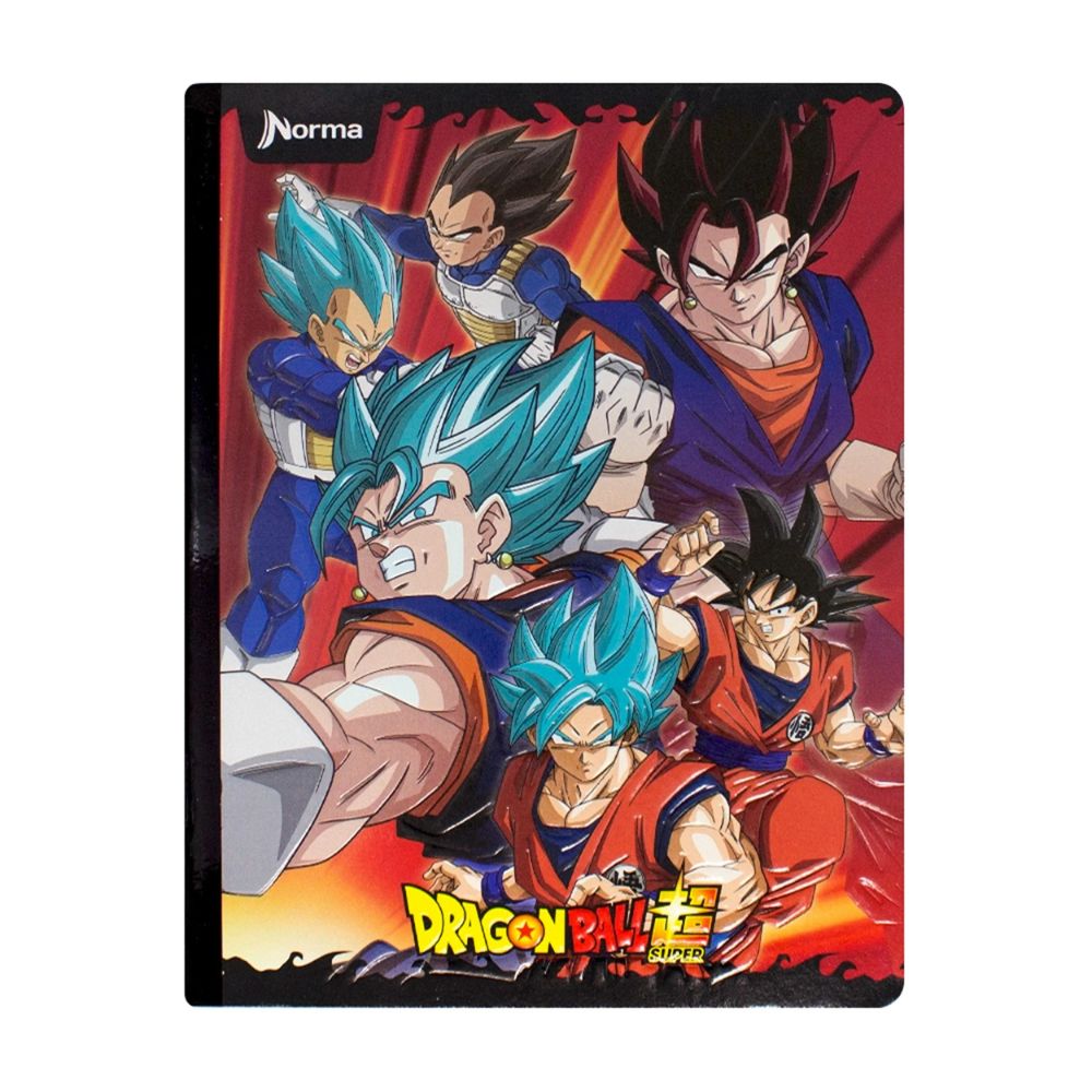 Norma Cuaderno Dragon Ball Una Linea 100 hojas Con Stickers Diseños Surtidos