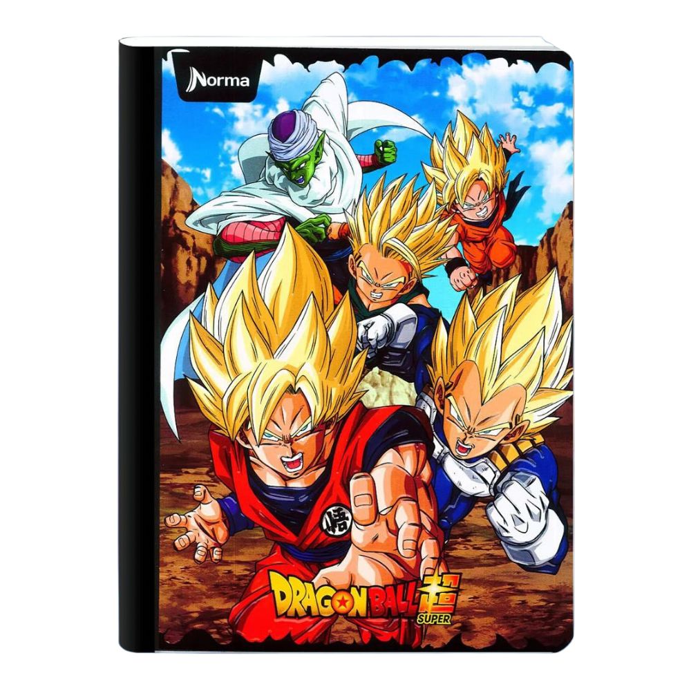 Norma Cuaderno Dragon Ball Cuadriculado 100 Hojas