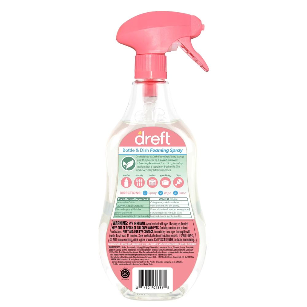 Dreft Jabón En Spray de Teteros y Platos Deeper Clean 532ml