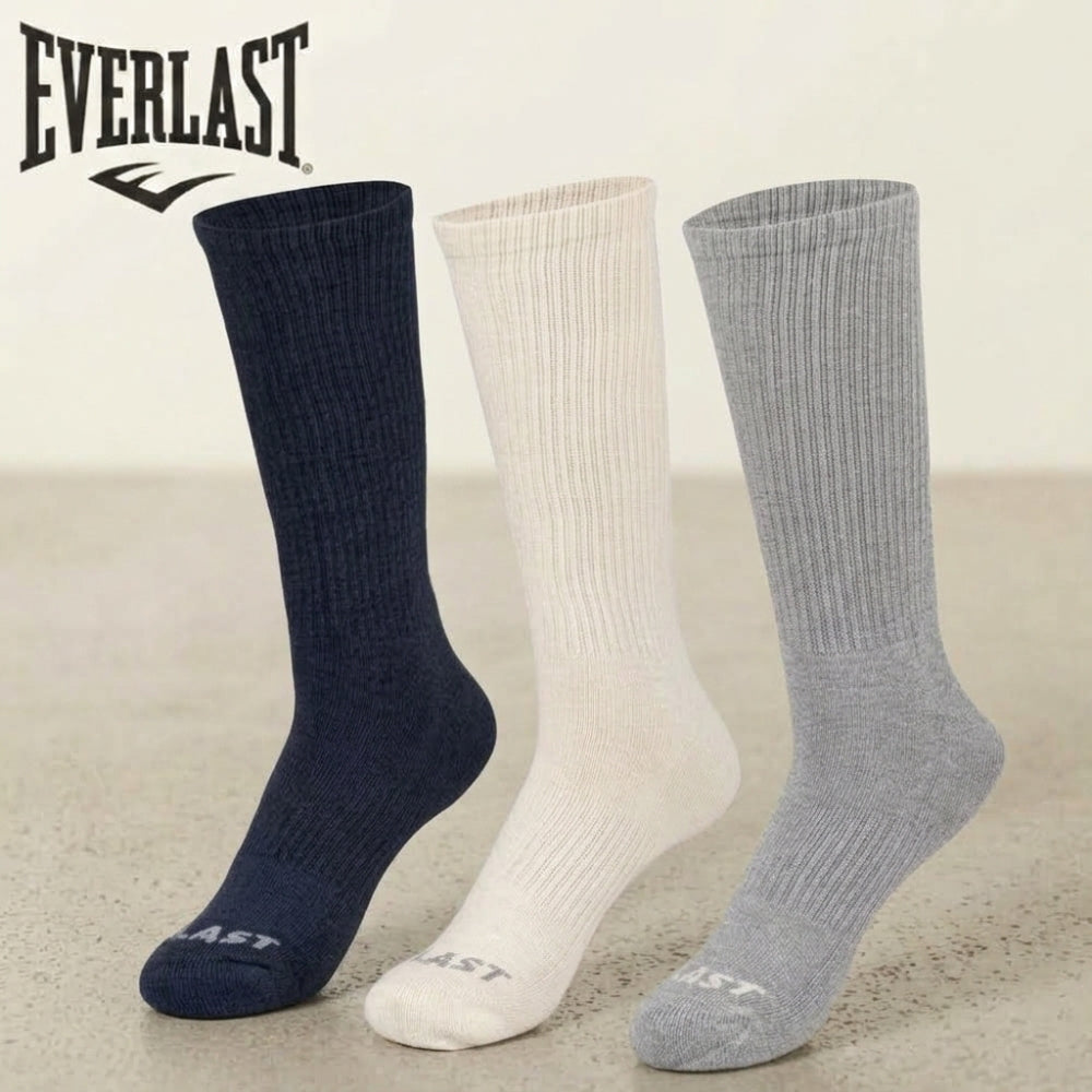 Everlast Medias Men Everyday Crew Altas 10-13 3Und