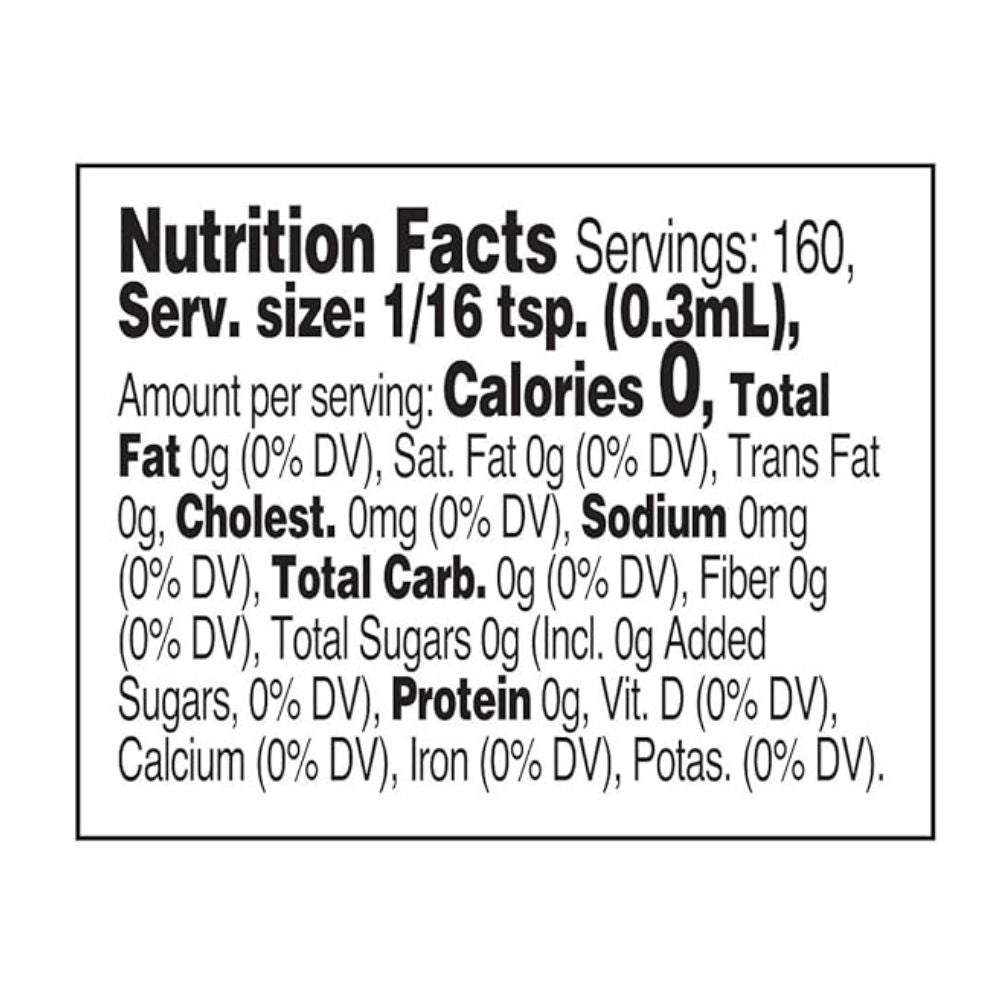 Edulcorante Great Value Liquido No Calorie Stevia Extract 50ml