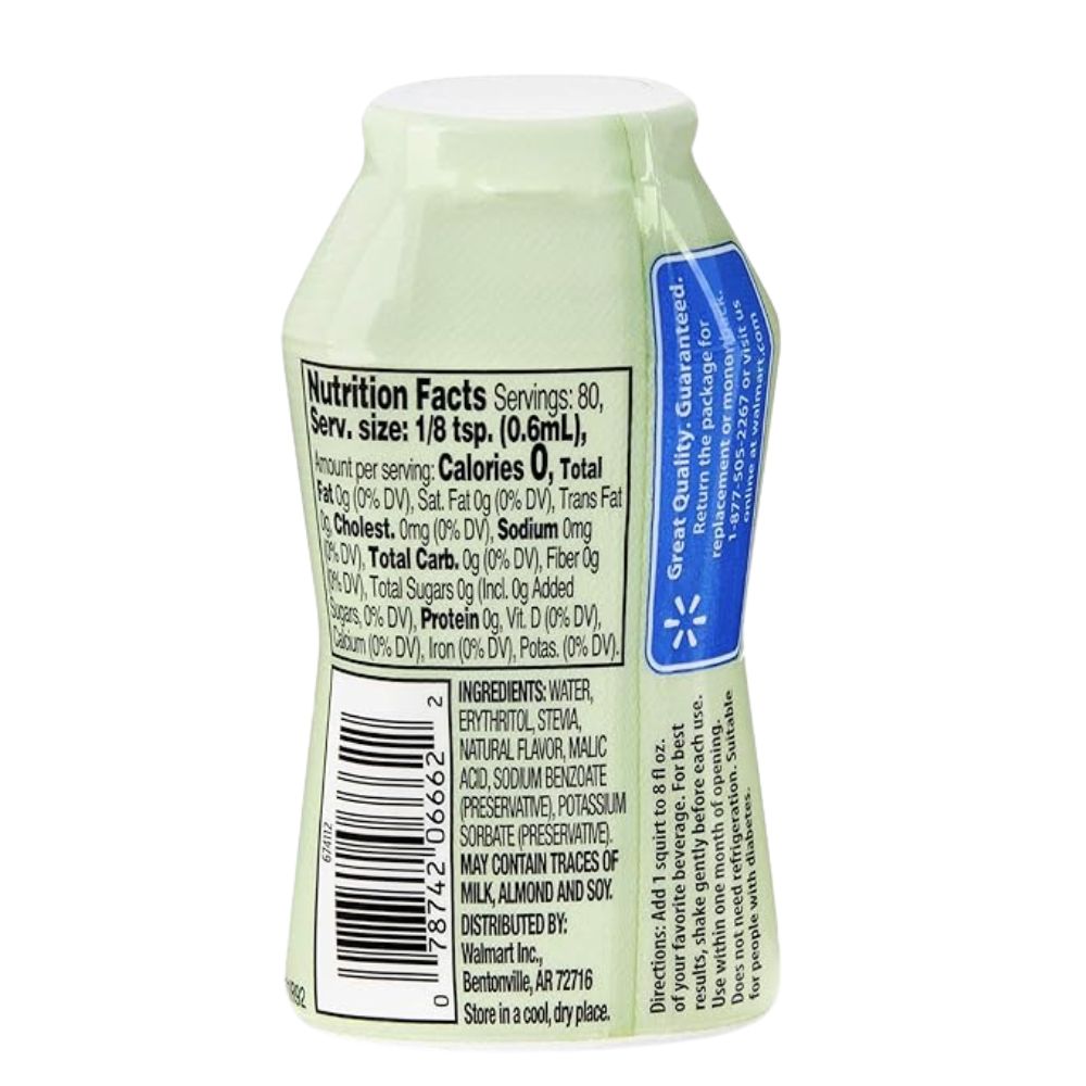 Edulcorante Great Value Liquido No Calorie Stevia Extract 50ml