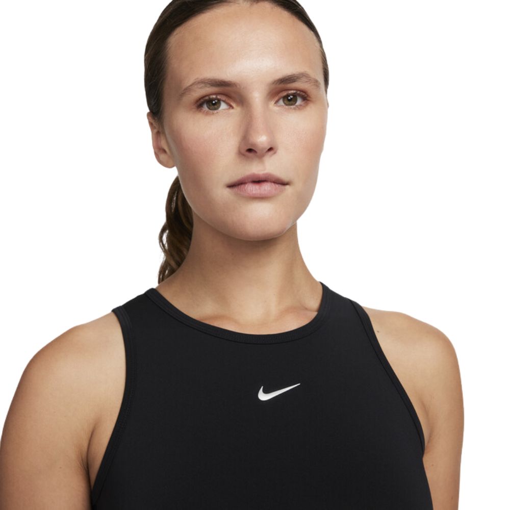 Nike Top Dri Fit Crop Tank Shine Deportivo para Damas
