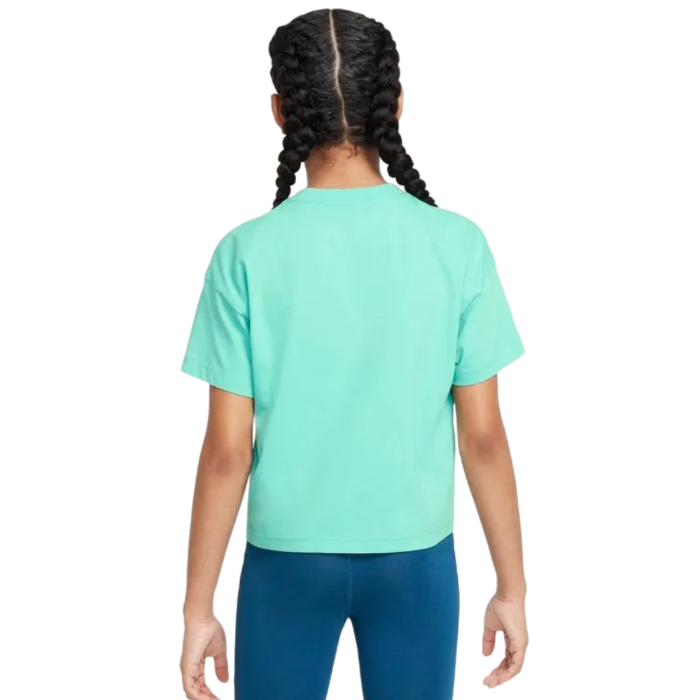 Nike Franela Sportwear Essential Crop Futura Para Niñas