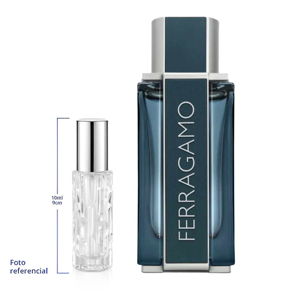 Salvatore Ferragamo Intense Leather Decant Travel Size 10ml 95 a 150 Sprays Aprox Eau De Parfum For Men