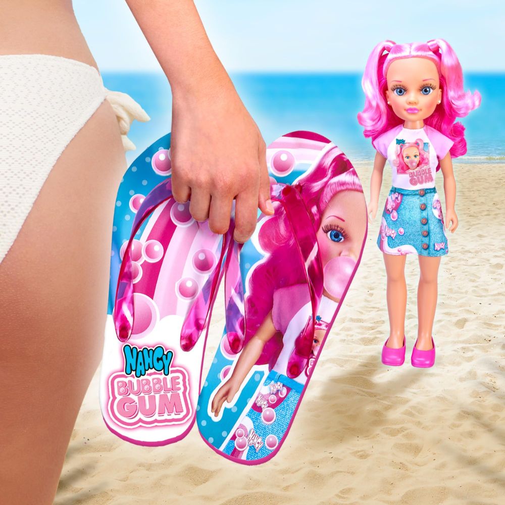 Famosa Muñeca Nancy Bubble Gum Summer Pack 3+