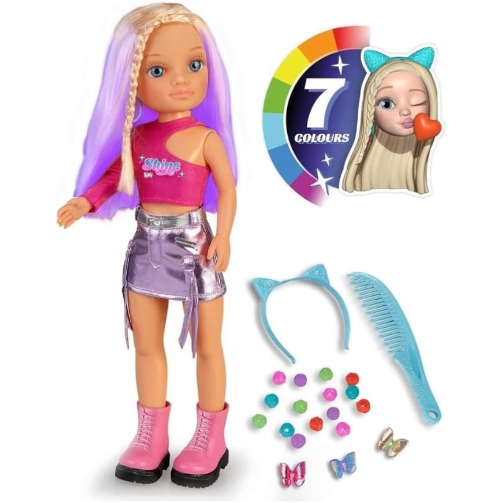 Famosa Muñeca Nancy Hair Colour Change 7 Tonos 3+