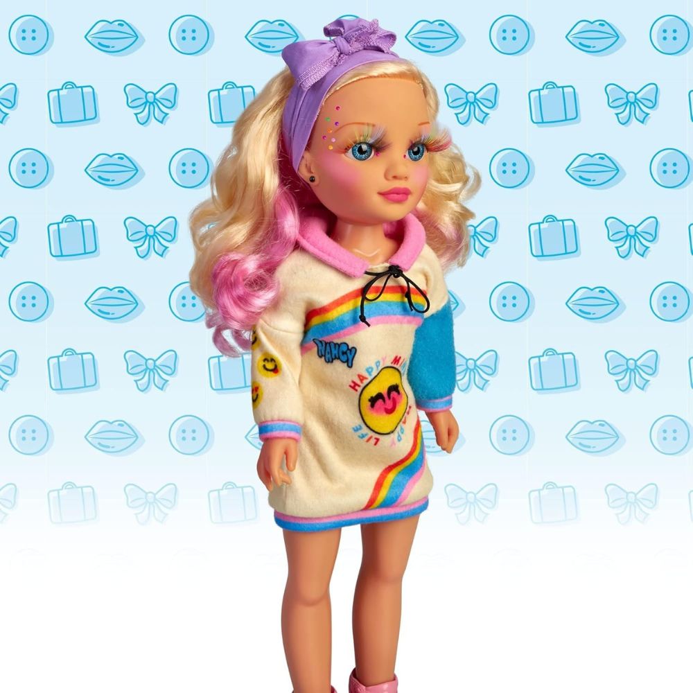 Famosa Muñeca Nancy Maquillaje De Arcoiris 3+