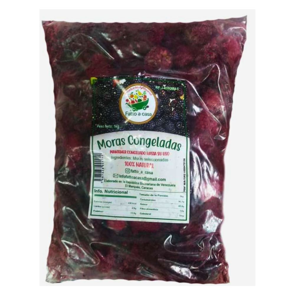 Fatto A Casa Moras Congeladas 1 Kg