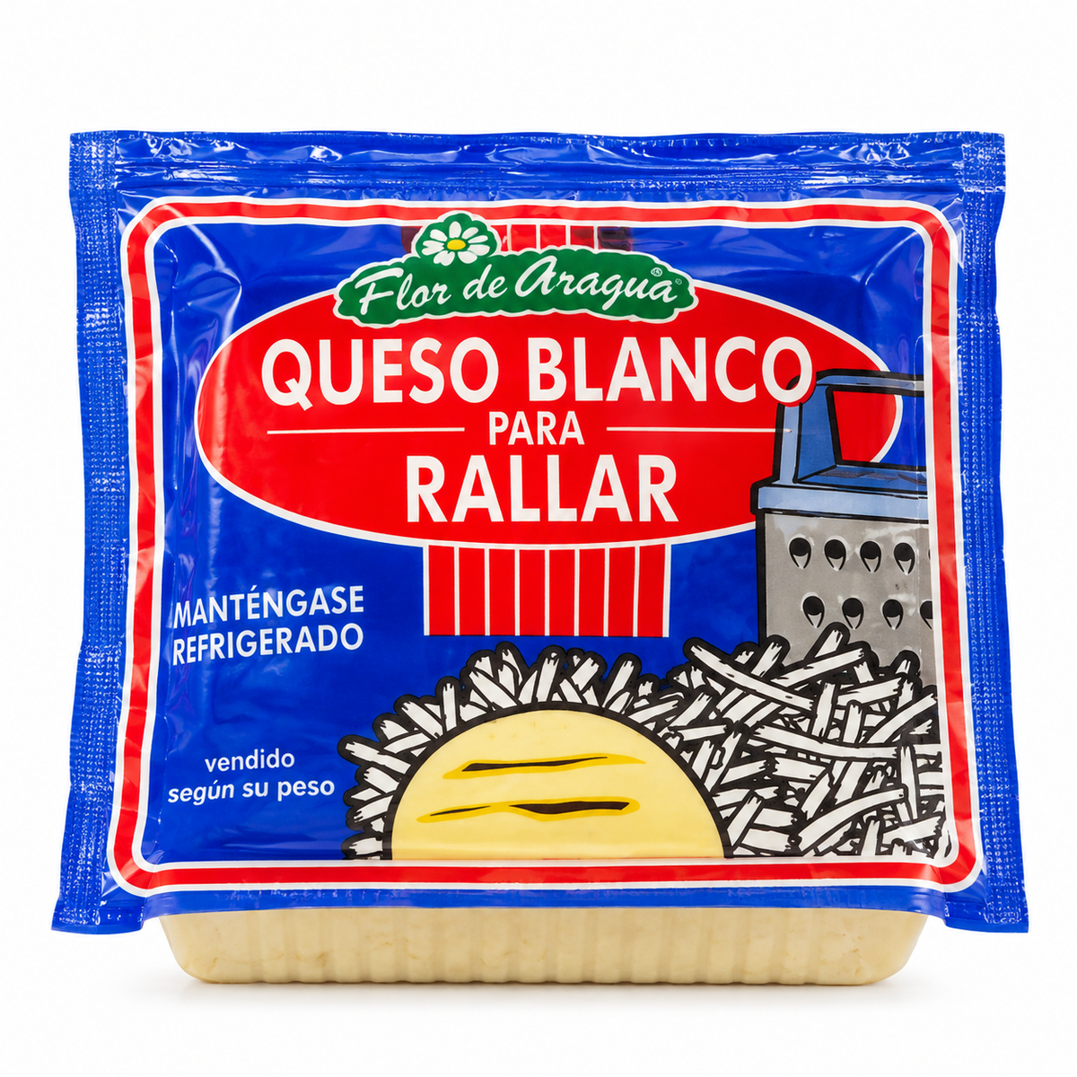 Queso Blanco Duro para Rallar Flor de Aragua Porcion Opciones Varias