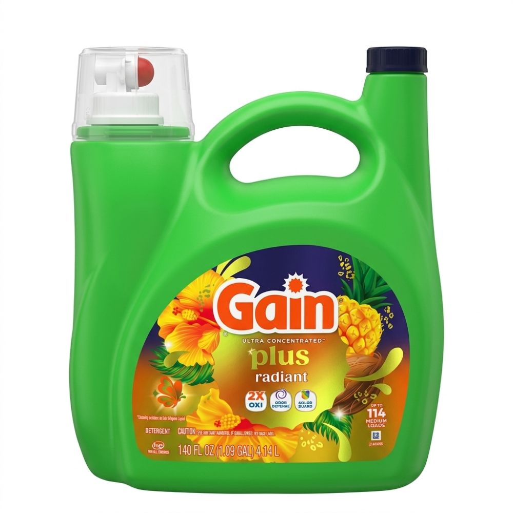 Gain Detergente Líquido Ultra Concentrated Plus Radiant 4.14L 114 Cargas