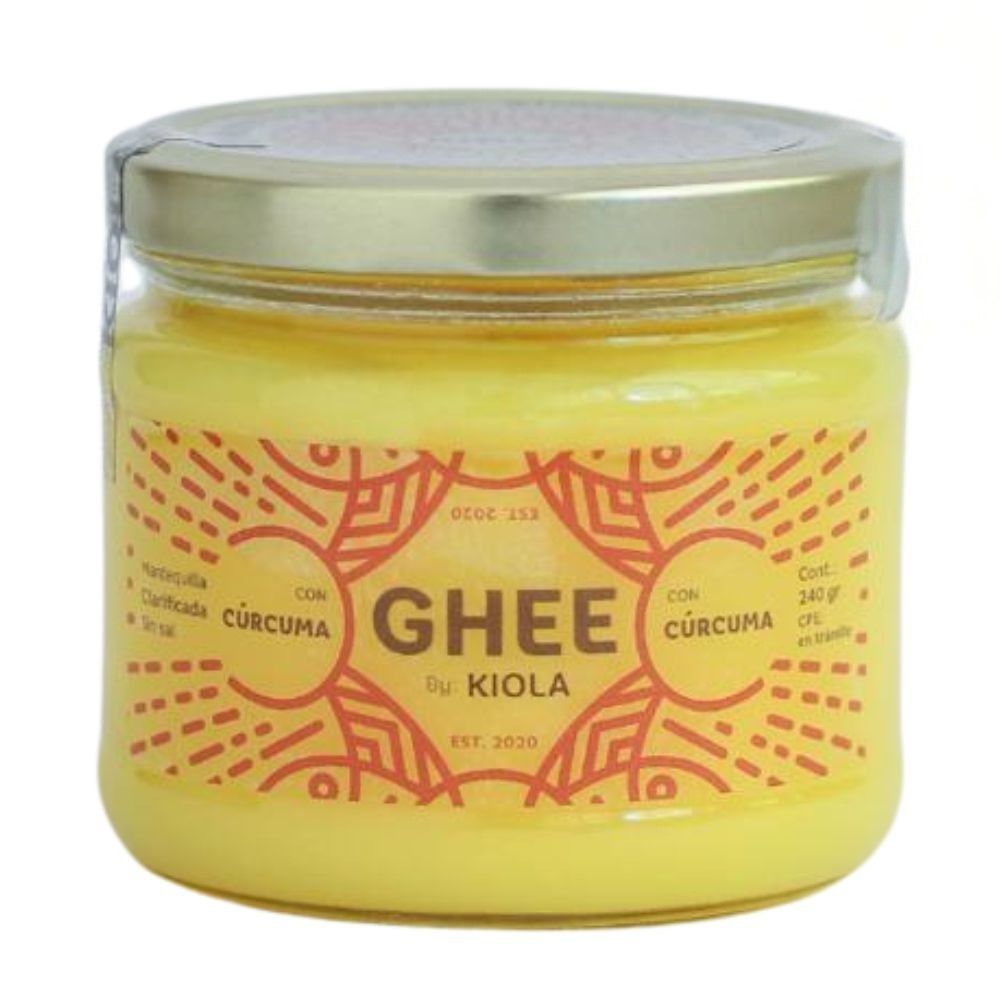 Ghee By Kiola Mantequilla Clarificada Con Curcuma 240gr