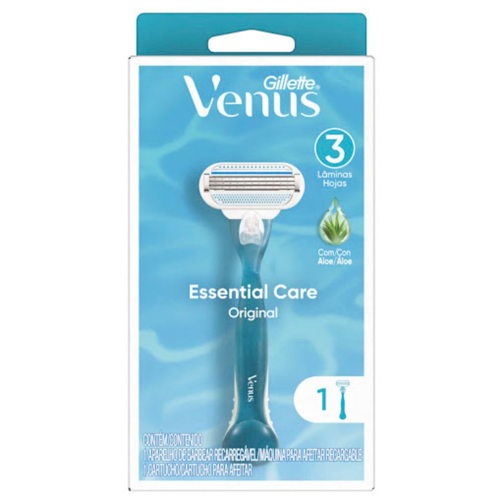 Venus Essential Care Maquina De Afeitar 3 Hojillas