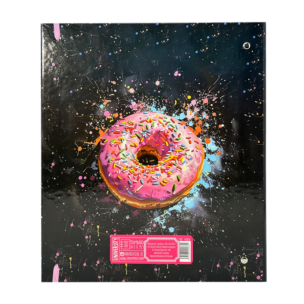 Fantasy University Carpeta Con Argollas Tamaño Carta Diseños Surtidos