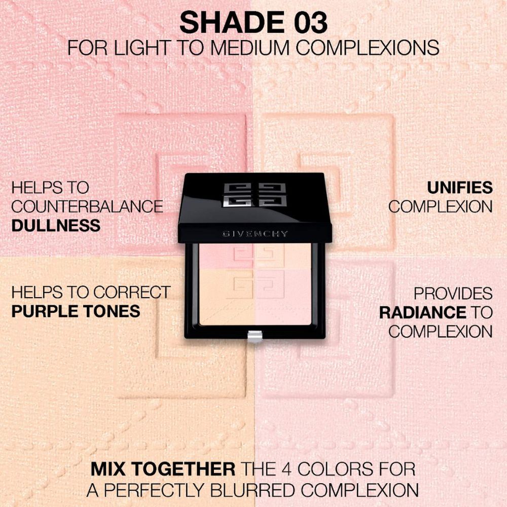 Givenchy Prisme Libre 4-Color Pressed Powder N*03 Voile Rose 7g