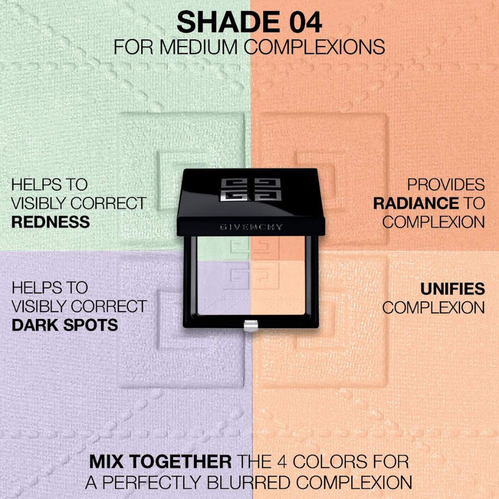 Givenchy Prisme Libre 4-Color Pressed Powder N*04 Mousseline Acidulee 7g