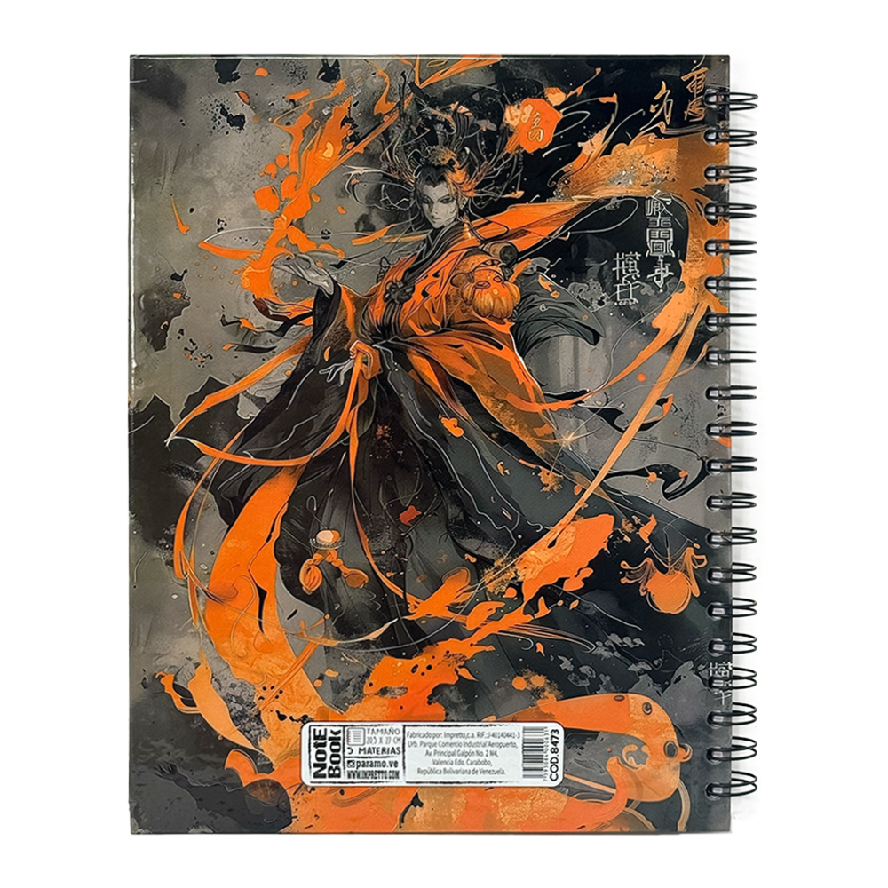 Paramo Notebook Libreta 5 Materias Diseños Surtidos