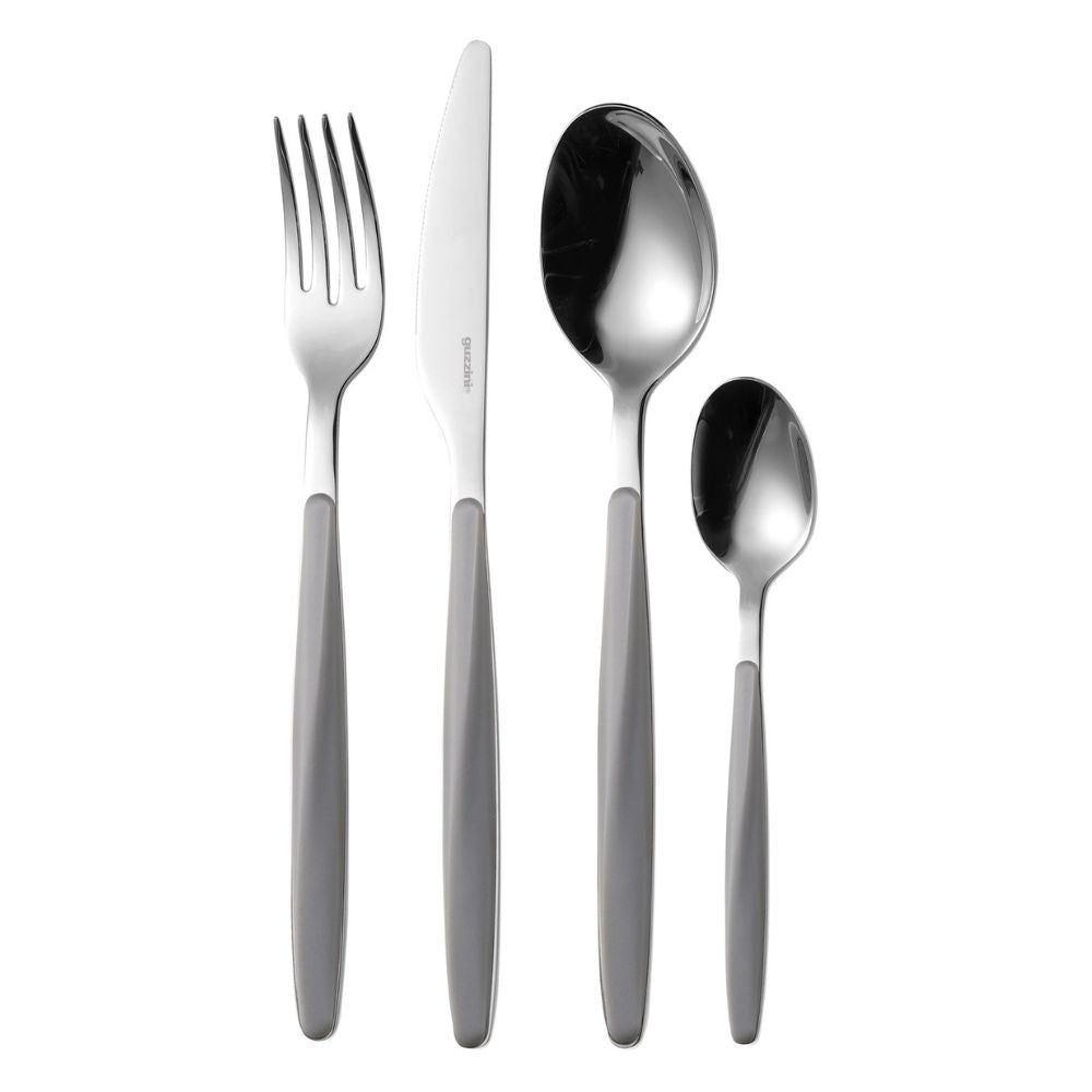 Guzzini Set De Cubiertos My Fusion 24 Pzas Color Gray