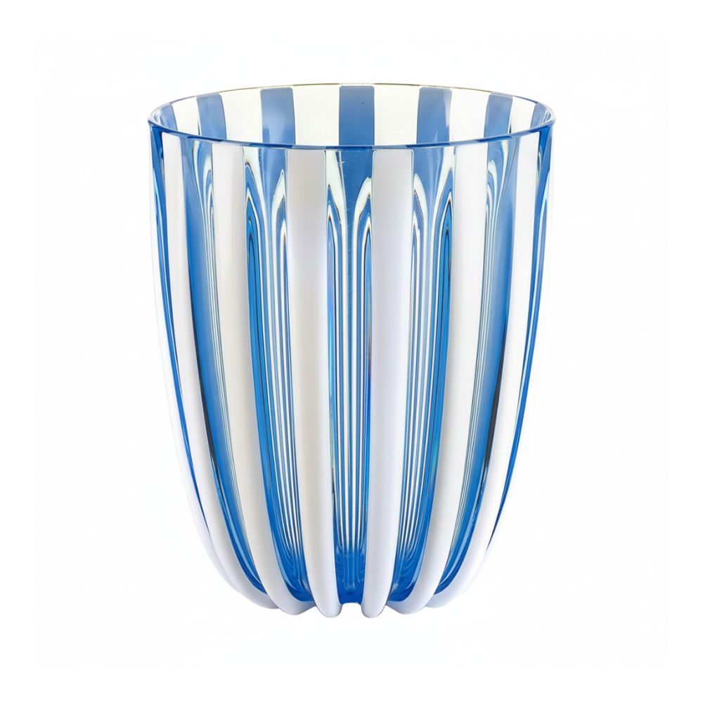 Guzzini Vaso Pin Up Low Color Blue Mediterranean