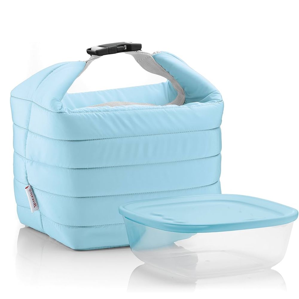 Guzzini Bolsa Térmica Con Recipiente Hermético Pequeña Azul Matte