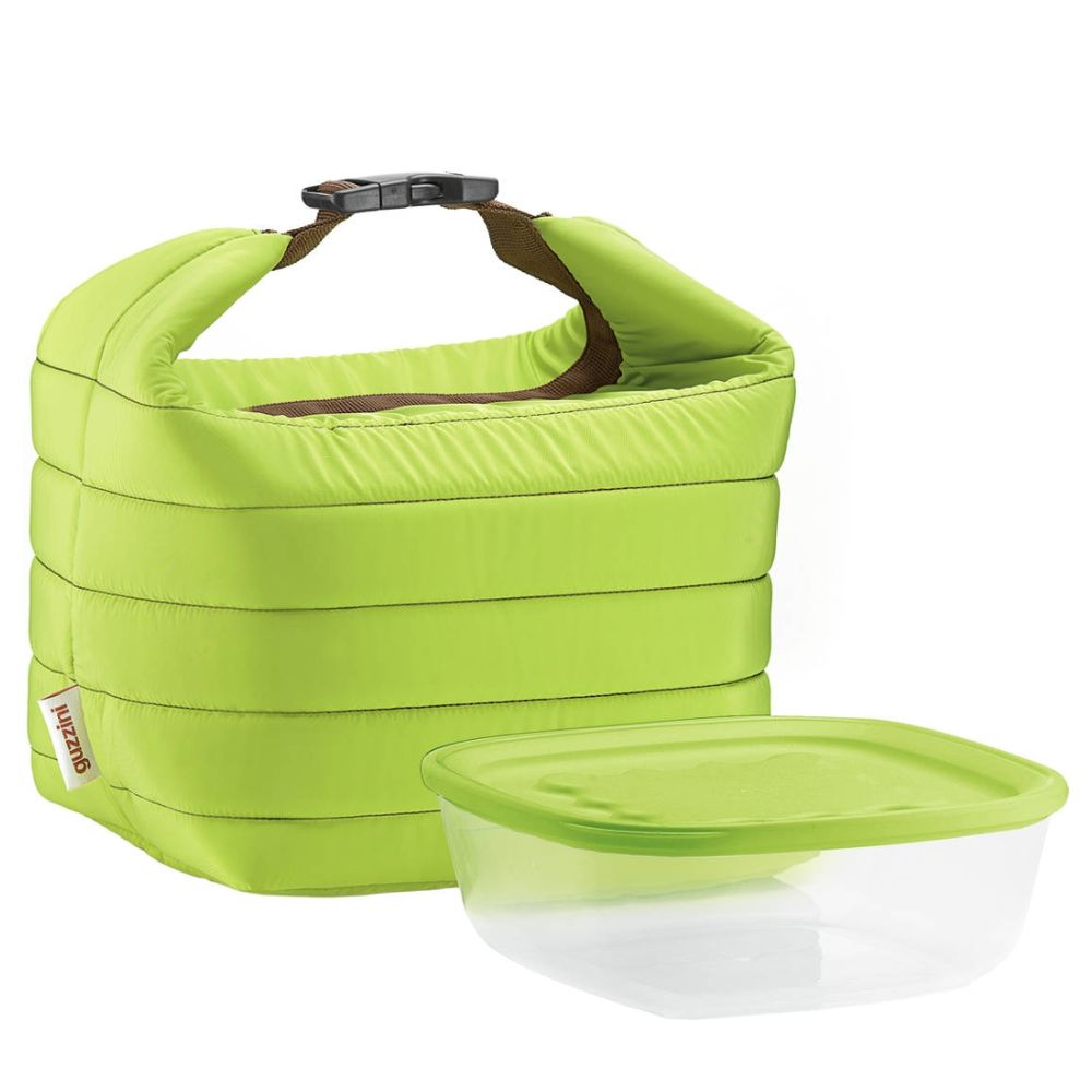 Guzzini Bolsa Térmica Con Recipiente Hermético Pequeña Verde