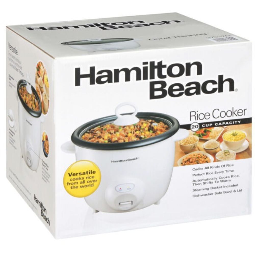Hamilton Beach® Olla Arrocera 20 Tazas Blanca