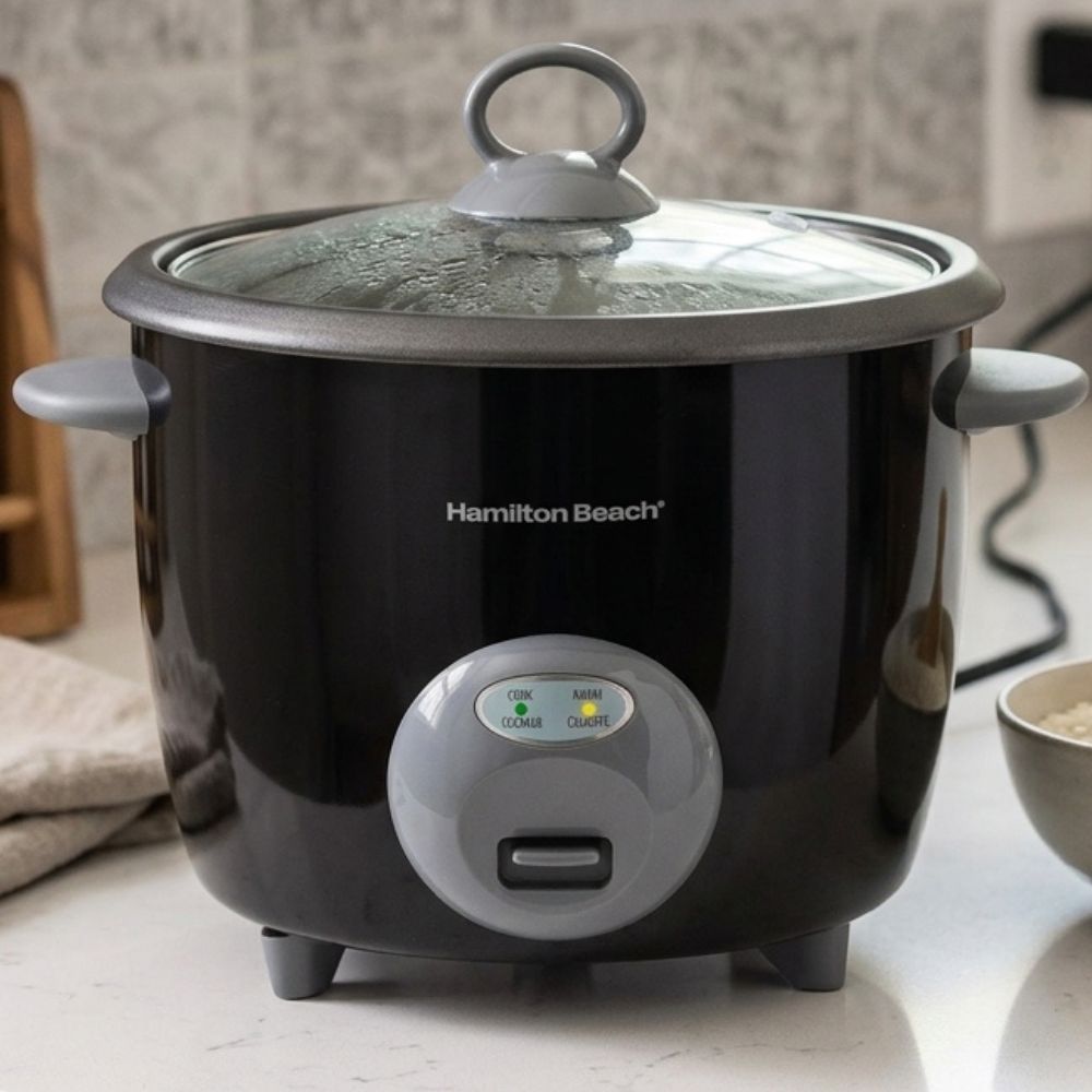 Hamilton Beach® Olla Arrocera 20 Tazas Negra