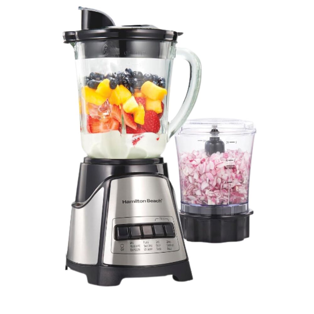 Hamilton Beach® Licuadora Power Elite® con Picador 2 en 1 - 12 Funciones Con Vaso de Vidrio