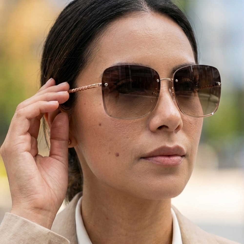 Tahari Lentes de Sol Para Damas 100% UV Protection