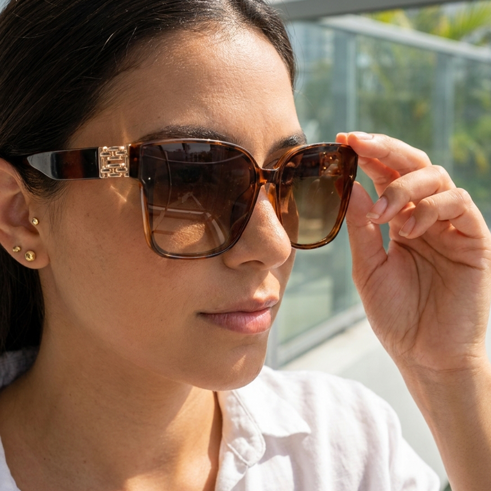 Tahari Lentes de Sol Para Damas 100% UV Protection