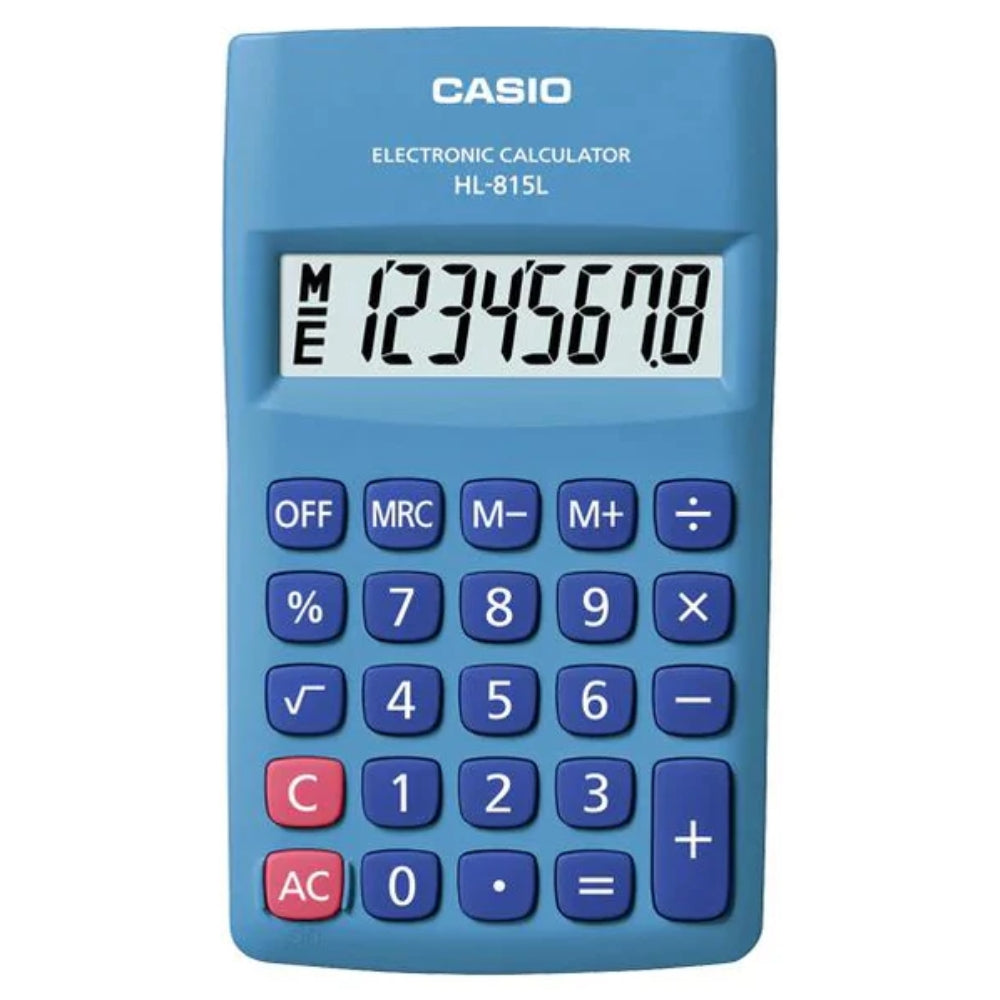 Casio Calculadora Portátil Blue HL-815L