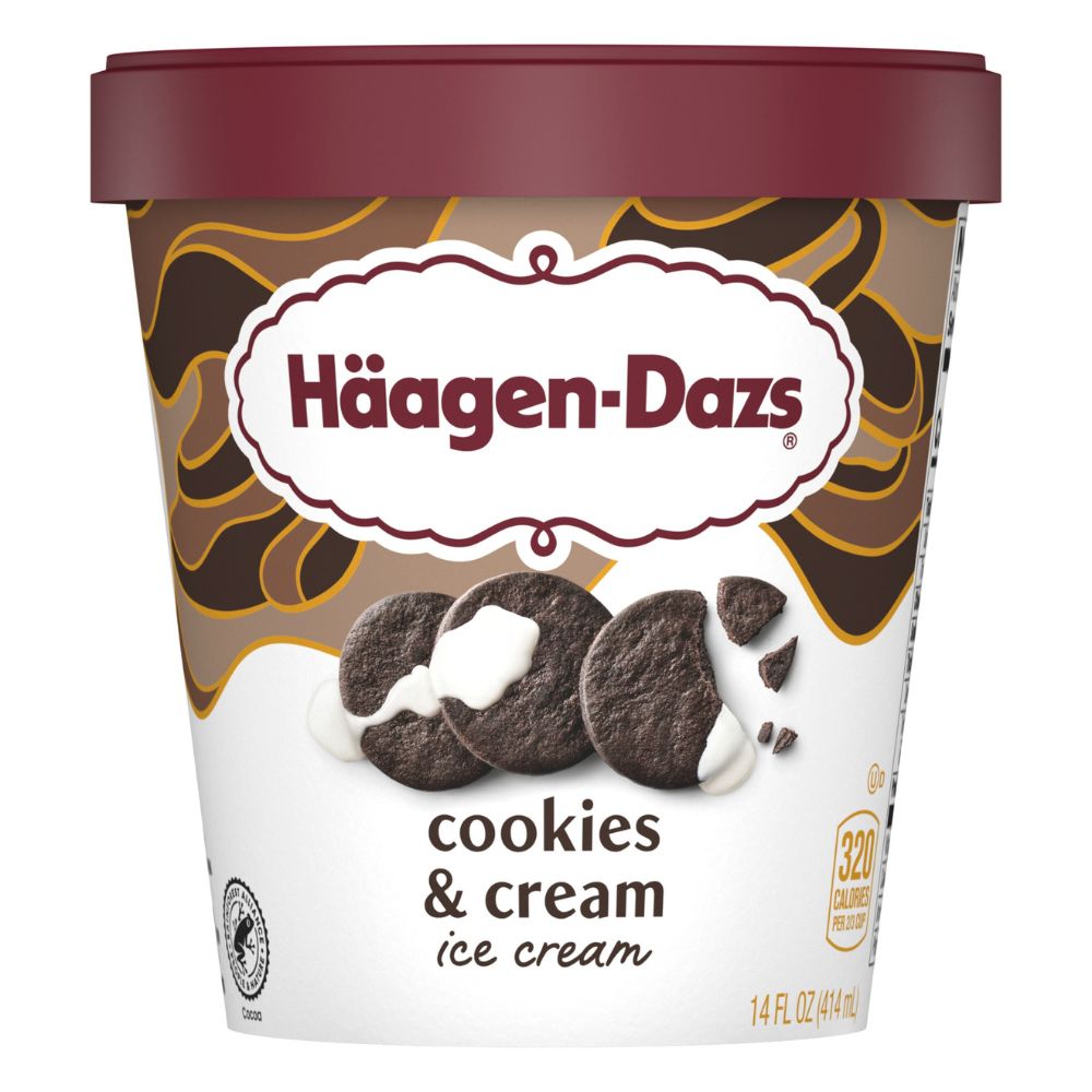 Helado Haagen Dazs Cookies & Cream 414 ml