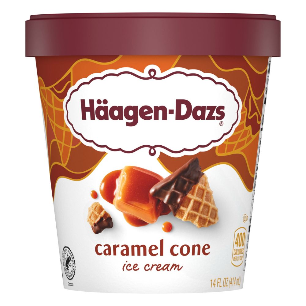 Helado Haagen Dazs Caramel Cone 414ml