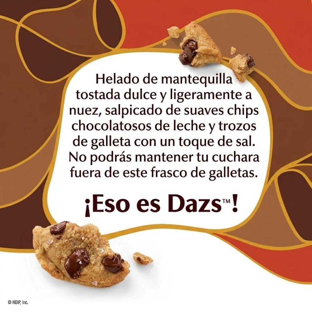 Helado Haagen-Dazs Salted Brown Butter Cookie 414ml