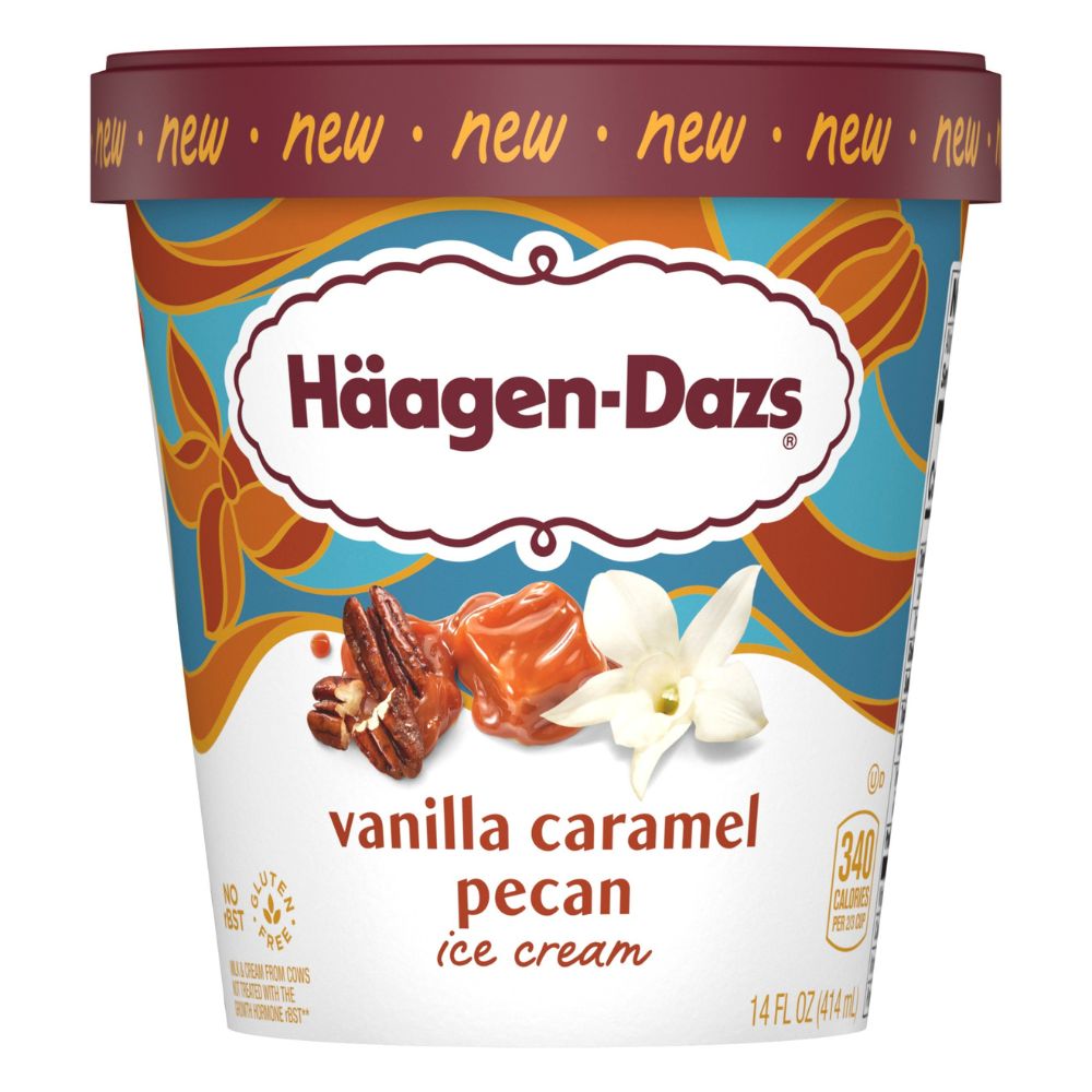 Helado Haagen Dazs Vanilla Caramel Pecan 414ml